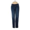 James Jeans Jeggings - Low Rise: Blue Bottoms - Women's Size 26 - Dark Wash