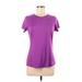 Nike Active T-Shirt: Purple Activewear - Women's Size Medium