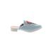Yoki Mule/Clog: Blue Tropical Shoes - Women's Size 9