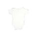 The Honest Co. Short Sleeve Onesie: Ivory Solid Bottoms - Size 24 Month