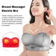 Soutien-gorge de massage des seins électrique vibration électronique masseur de poitrine