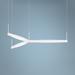 Ola™ 55" Wide Satin White LED Kitchen Island Light Pendant