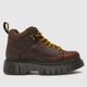 Dr Martens woodard hiker boots in dark brown