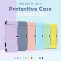 9 colori per Nintend Switch accessori OLED guscio protettivo NS Console di gioco TPU custodia