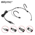 Microfono professionale auricolare nero per Sennheiser Shure AKG Bodypack Blocco da 3,5 mm Cavo spesso per microfono a condensatore a 4 pin 3 pin