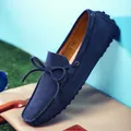 Scarpe da uomo di moda scarpe estive Casual in vera pelle mocassini da uomo classici Elegantes Slip