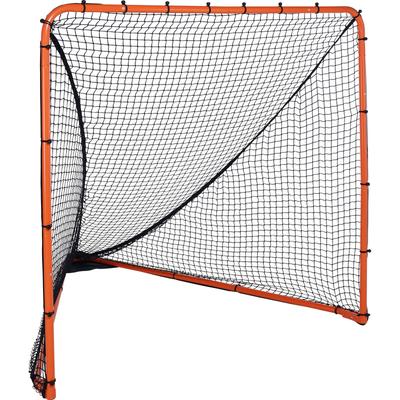 VEVOR Lacrosse Goal,Folding Portable Backyard Lacrosse Training Equipment,Perfect for Youth Adult Training, Orange