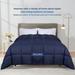 Superior Brushed Microfiber Down Alternative Reversible Comforter