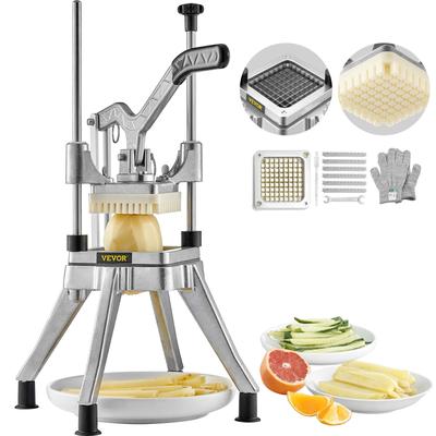 VEVOR Commercial Vegetable Fruit Chopper,for Tomato Peppers Potato Mushroom, Sliver