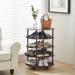 4-Tier Revolving Shoe Rack Storage Organizer, Large Storage Capacity for Bedrooms, Foyers, And Bathroom