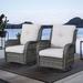 Patio Swivel Chair Rocking Chair Set