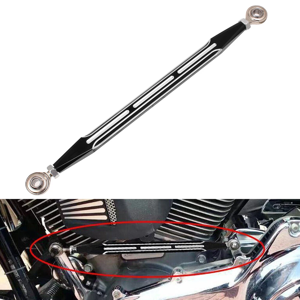 Motorrad CNC 330 MM Schaltgestänge Hebel Abdeckung Für Harley Touring Electra Street Road Glide Dyna Fat Boy Road King Image