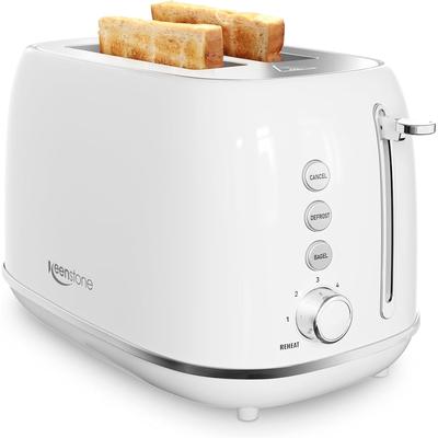 2 Slice Retro Stainless Steel Toaster