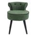 George Oliver Khalessy Accent Stool Polyester/Wood/Upholstered in Green | Wayfair 93A9D163497E499D911DC907A32F72A0