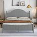 Alcott Hill® Chenda Platform Bed Metal in Gray | 43.6 H x 62.6 W x 85.1 D in | Wayfair 58359643D6D64352AD991E0FFBD4851B