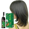 Daqian Green Hair Dye Clearance 500ml Permanent Cover White Gray Shiny Natural Plant Hair-Dye Comb Black-Hair Color-Dye Hair Shampoo Cream