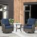 Patio Outdoor Rocking Chair Swivel Lounge Chair