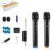 Wireless Handheld Microphone Dual Professional Wireless Dynamic Microphone System One Tow Two Home Outdoor Audio