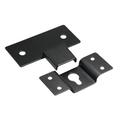 WINDLAND Metal Speaker Brackets Stand Black Wall Mount Iron Hook Hanger Plate for Speaker Surround Sound Bracket Easy to Install