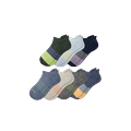 Youth Week of Ankle Sock 7-Pack - Olive Ocean Mix - Y - Bombas