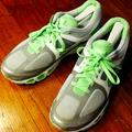 Nike Shoes | Nike Women's Aircushion Tennis Shoes Size11 | Color: Green/White | Size: 11