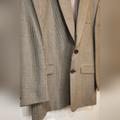 Burberry Jackets & Coats | Burberry Kensington Plaid Suit Jacket | Color: Tan | Size: 44r