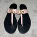 Gucci Shoes | Gucci Leather Thong Sandal With Double G | Color: Pink | Size: 39eu