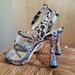 Jessica Simpson Shoes | New Jessica Simpson Animal Print Phranti Sandals, Size 7.5! | Color: Black/Blue | Size: 7.5