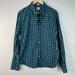 J. Crew Shirts | J. Crew Shirt Large Blue Windowpane Plaid Slim Fit Button-Front Long Sleeve Mens | Color: Blue | Size: L