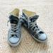 Converse Shoes | Converse All Stars Camo Midtops Kids | Color: Blue/Gray | Size: 4bb