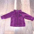 Columbia Jackets & Coats | Columbia Baby Fleece Zip Up Jacket Purple Size 3-6 Months | Color: Black/Purple | Size: 3-6mb