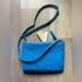 Madewell Bags | Madewell The Puff Crossbody Leather Bag In Blue. Nwt. | Color: Blue | Size: Os
