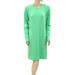 Lilly Pulitzer Dresses | Lilly Pulitzer Solid Long Sleeve Mini Dress Cotton Resort Beach Green S | Color: Green | Size: S