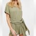 Free People Dresses | Free People Easy Street Wrap Around Romper | Color: Green | Size: Xs