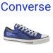 Converse Shoes | Converse Unisex Euc Tennis Shoes | Color: Blue | Size: Men 9.5 Ladies 11.5