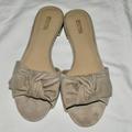 Michael Kors Shoes | Michael Kors Willa Slides Sandals Sz 8.5 | Color: Tan | Size: 8.5