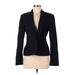 Ralph Lauren Wool Blazer Jacket: Short Black Stripes Jackets & Outerwear - Women's Size 8