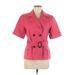 Banana Republic Blazer Jacket: Short Pink Print Jackets & Outerwear - Women's Size 6