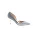 J.Crew Heels: Pumps Stiletto Cocktail Silver Shoes - Women's Size 7 - Pointed Toe