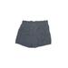 Ann Taylor LOFT Shorts: Blue Solid Bottoms - Women's Size Small - Stonewash