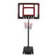 Pro Court Portable Basketball Hoop and Stand System Height Adjustable 5.4 to 6.8 feet with 33 Inch Impact Backboard/1339