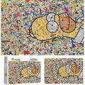 ALKOY 1000 Piece Jigsaw Puzzle，Anime Die Simpsons，Woodenpuzzle，Adult Educational Intellectual Decompression Toy Puzzles Fun Family Game for Adult Children/Anime Die Simpsons-185/1000-Sheet Cardboard