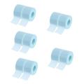 10 Rolls Silicone Gel Band Female Eyelash Tapes Lash Extension Tapes Eye Skin Isolation Tape Silica Gel Lash Tapes Lash Extension Auxiliary Tool Non-Woven Fabric Patch Breathable