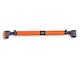 Pull-Up Bars Portable Steel Horizontal Bar, Pull-up Training Bar with Orange Comfortable Handguards, Safe and Stable, Load 350KG, 75-150cm (Orange 95125cm)