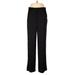 H&M Dress Pants - High Rise Straight Leg Trouser: Black Bottoms - Women's Size 12