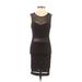 Divided by H&M Casual Dress - Bodycon: Black Solid Dresses - Women's Size 2