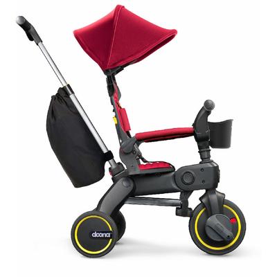 Doona Liki Trike S3 + Liki Helmet Bundle - Flame Red / Black