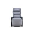 Svago Faux Leather Heated Massage Chair Faux Leather in Gray | 46.5 H x 29.1 W x 18.5 D in | Wayfair SV-210-82-BK