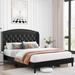 Red Barrel Studio® Taro 41.3" Platform Bed Metal in Black | 41.3 H x 78.1 W x 82.7 D in | Wayfair 55AE5F388F104A49BD1697612FEE09C9