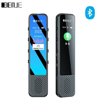 BENJIE-Enregistreur vocal Bluetooth G6 avec haut-parleur mini dictaphone pour Smartphones appel